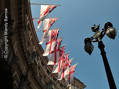image: Ship on a street lamp